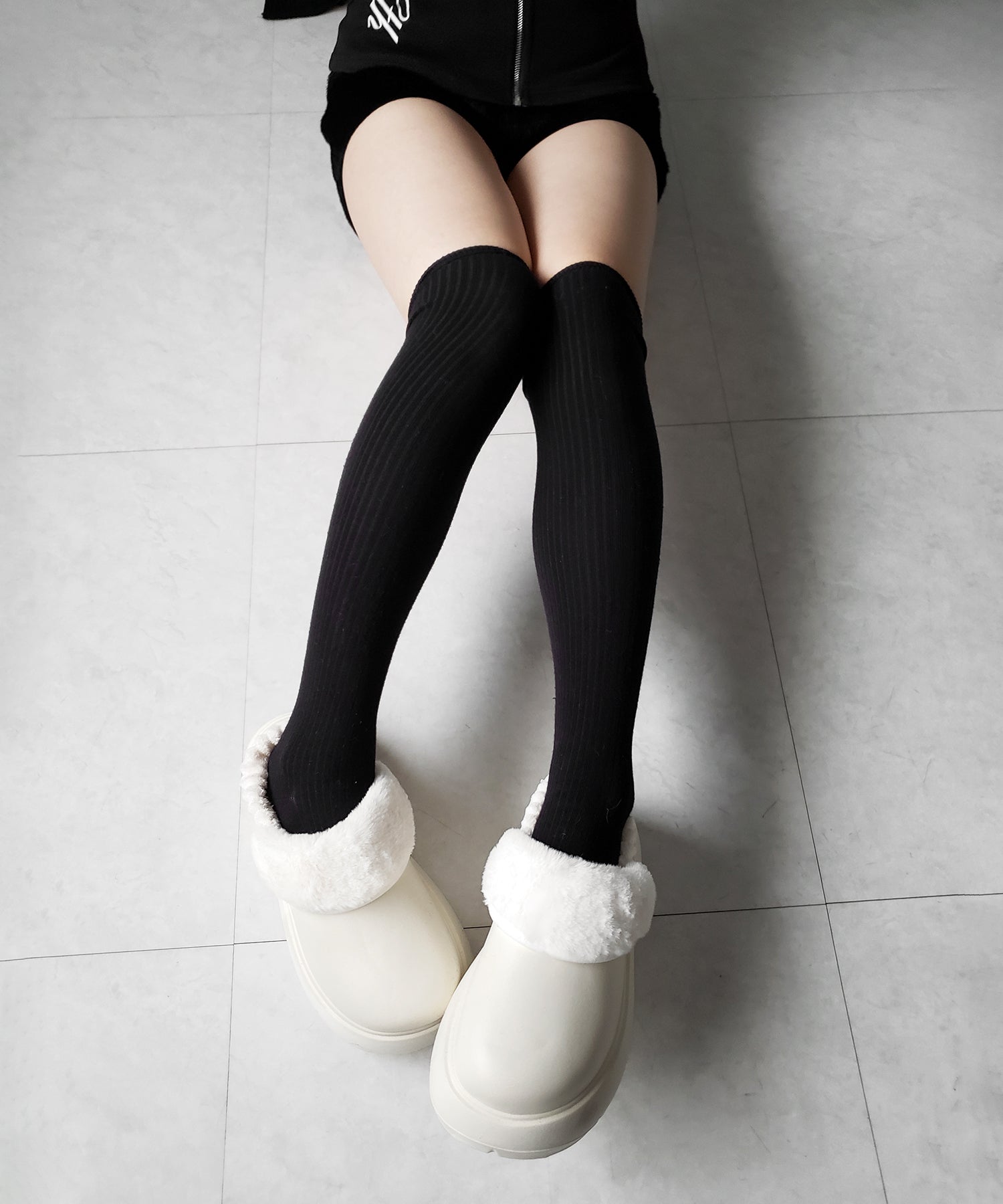 厚底EVAボアサボスリッポン ／ platform EVA boa sabo slipons