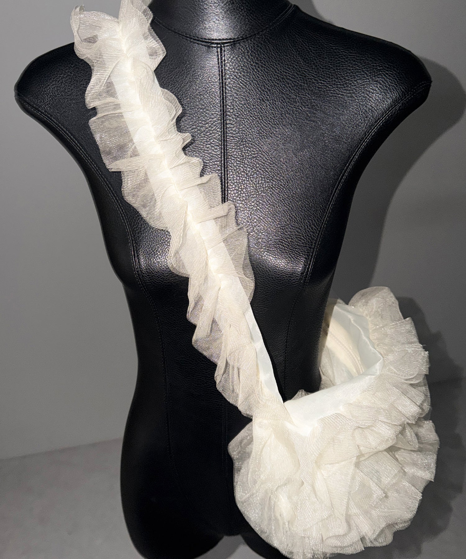 チュールフリルショルダーボディバッグ／ tulle frill shoulder body bag