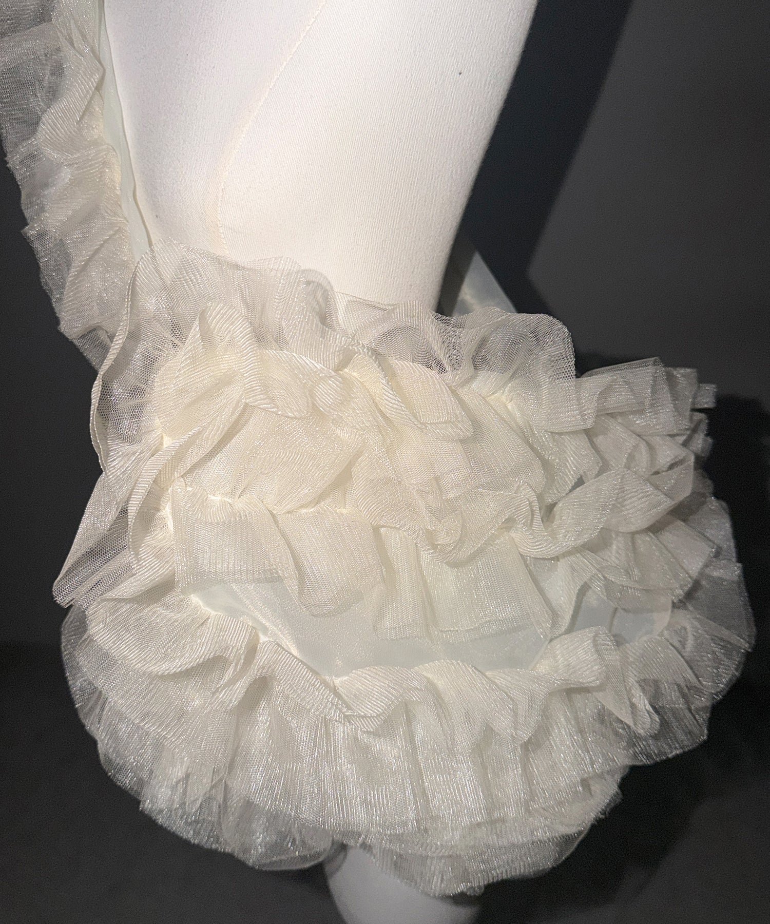 チュールフリルショルダーボディバッグ／ tulle frill shoulder body bag