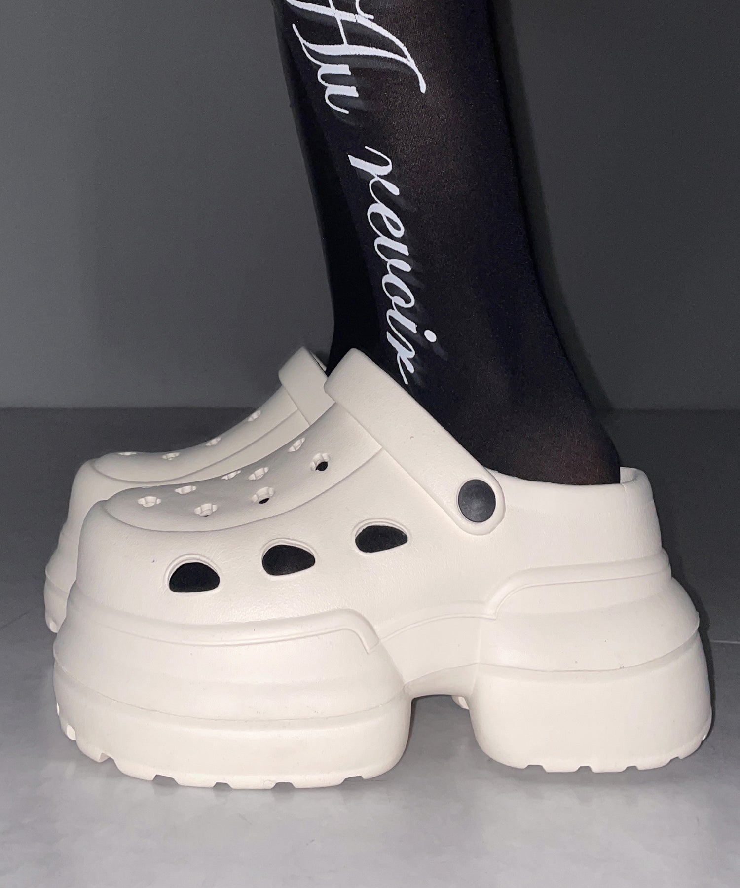 厚底クロッグサンダル ／ Platform clog sandals