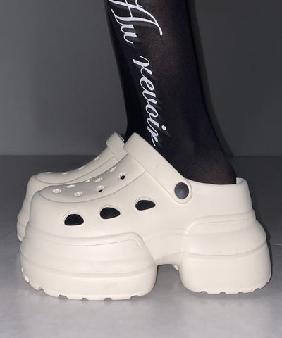 厚底クロッグサンダル ／ Platform clog sandals