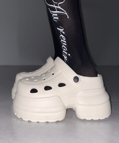 厚底クロッグサンダル ／ Platform clog sandals