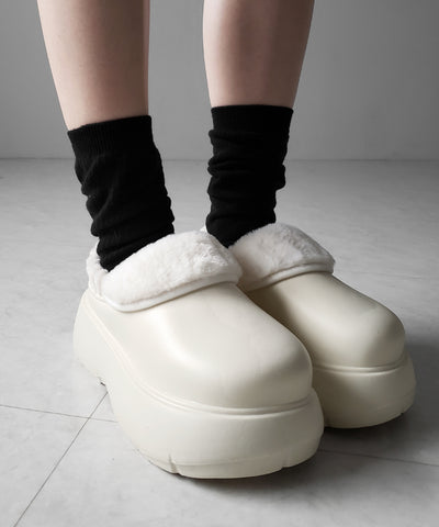 厚底EVAボアサボスリッポン ／ platform EVA boa sabo slipons