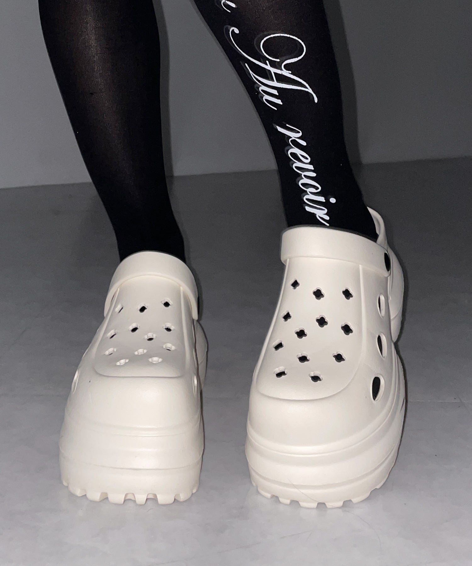 厚底クロッグサンダル ／ Platform clog sandals