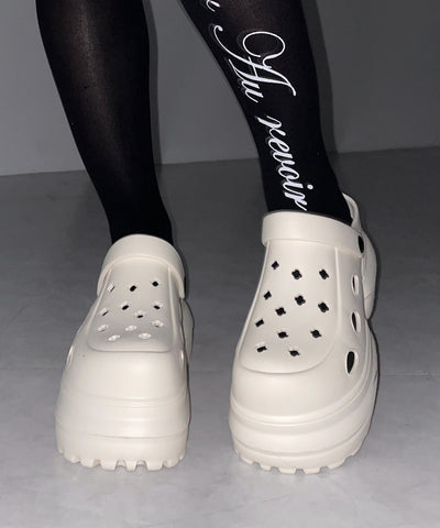 厚底クロッグサンダル ／ Platform clog sandals