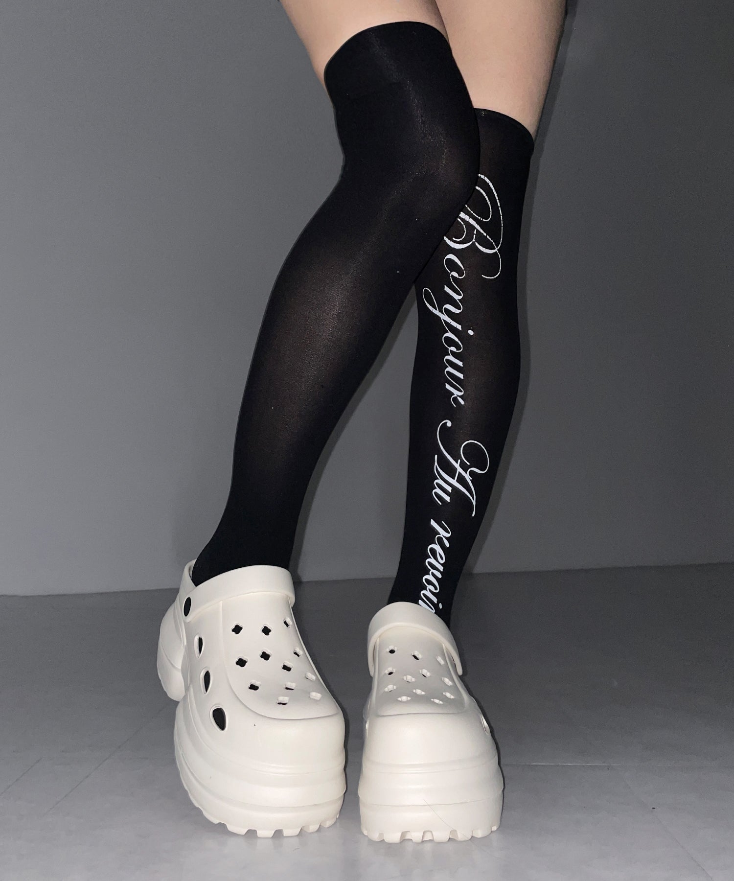 厚底クロッグサンダル ／ Platform clog sandals