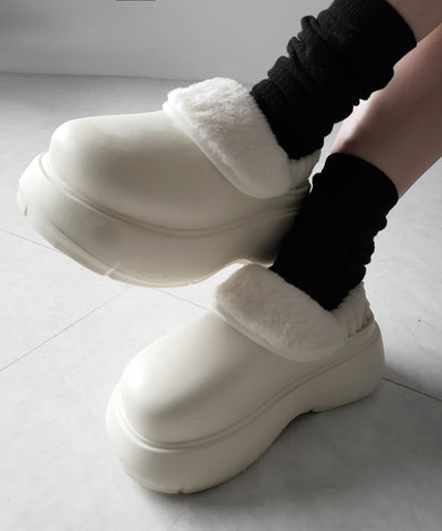 厚底EVAボアサボスリッポン ／ platform EVA boa sabo slipons