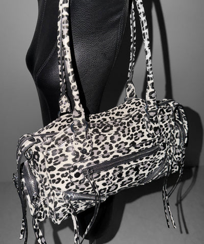 【 ショルダーストラップ付き２WAY 】ヴィンテージアウトポケットグランジボストンショルダーバッグ／ vintage out pocket grunge boston shoulder bag