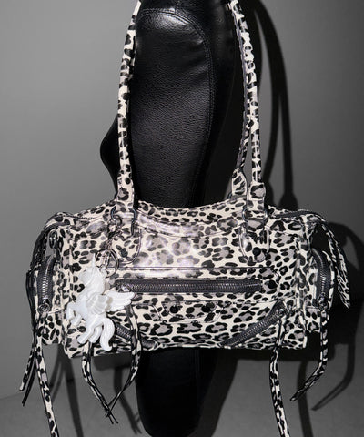 【 ショルダーストラップ付き２WAY 】ヴィンテージアウトポケットグランジボストンショルダーバッグ／ vintage out pocket grunge boston shoulder bag