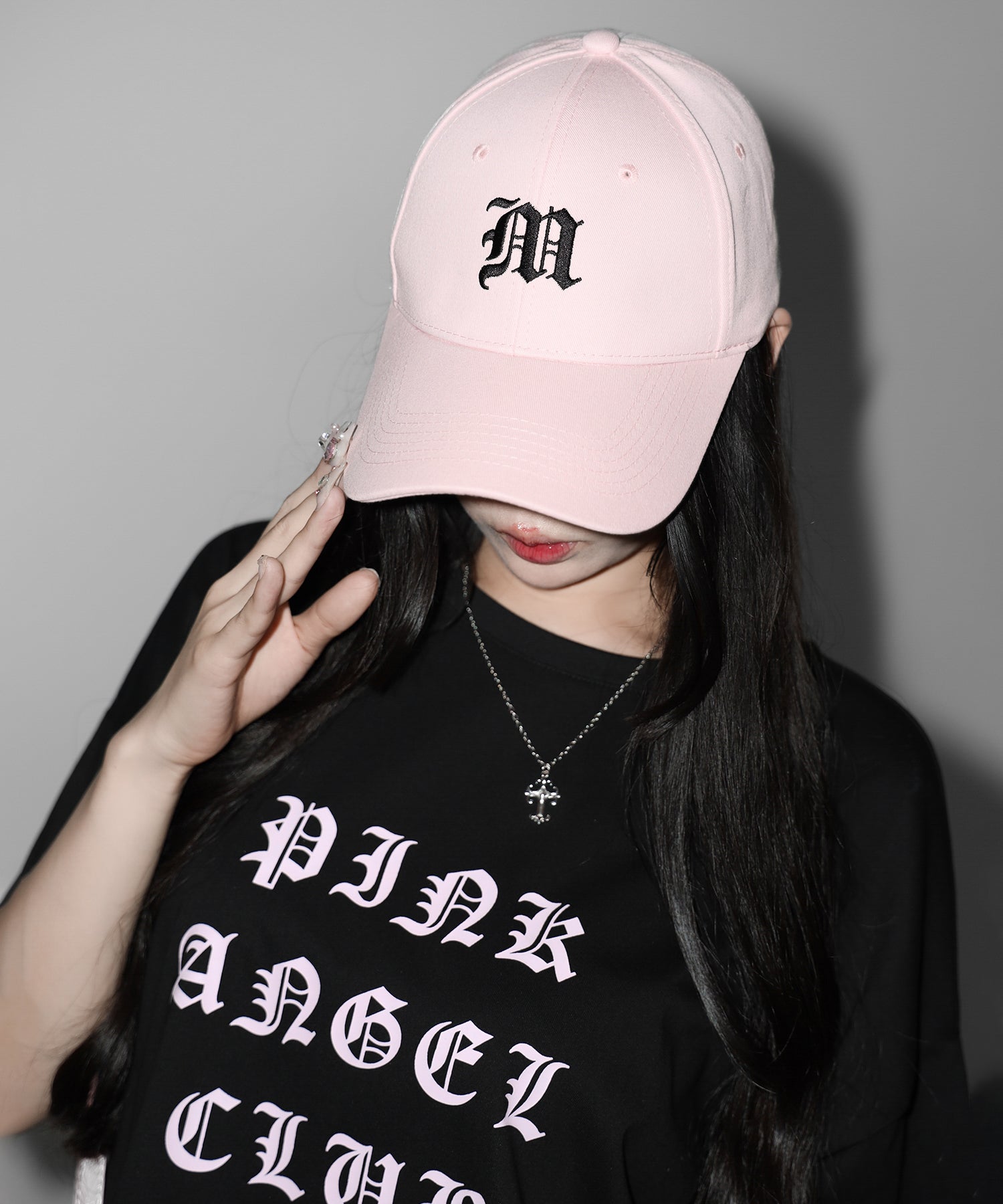 【 新色ピンク追加！ 】M LOGO embroidery CAP ／ M LOGO 刺繍キャップ