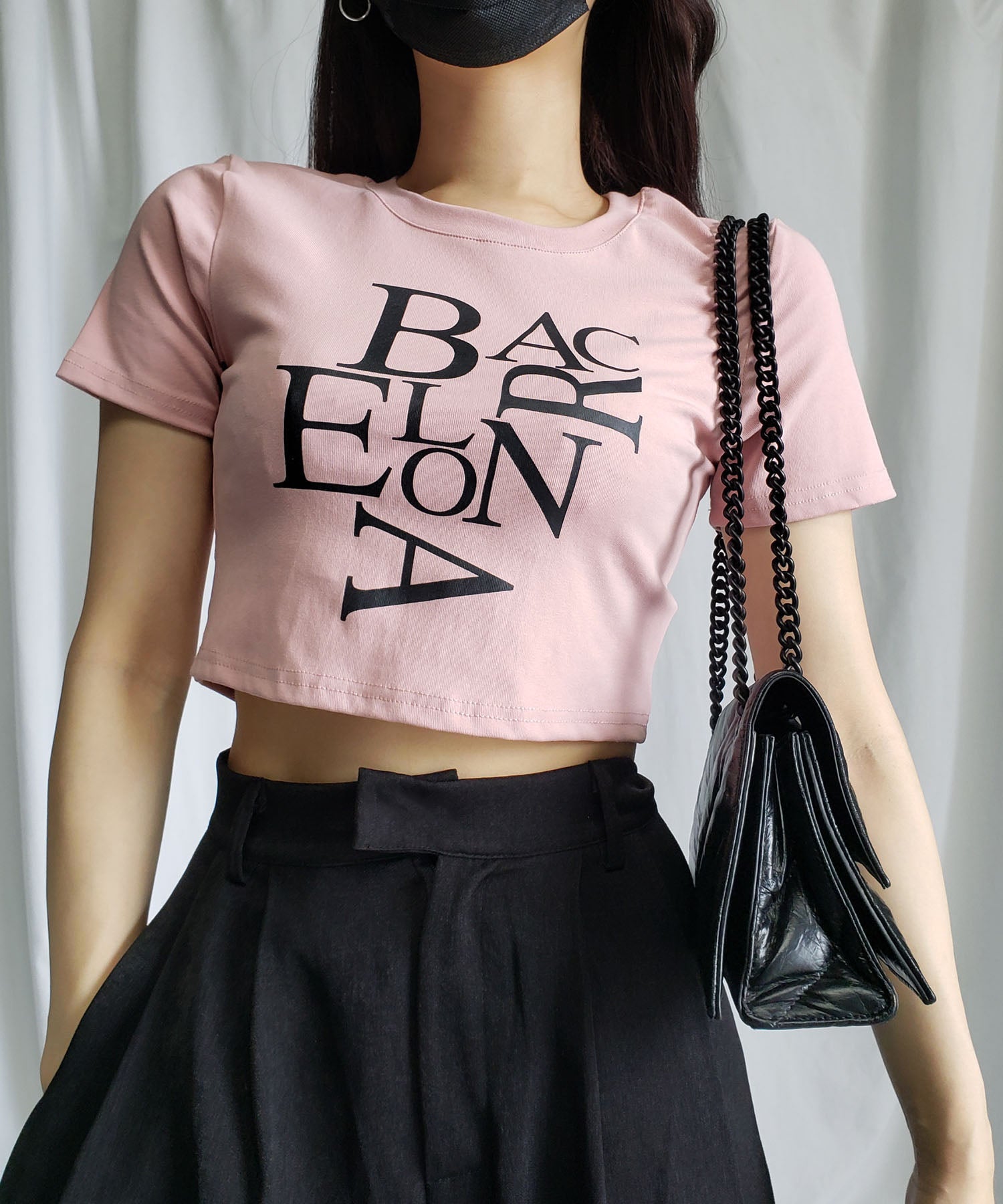 【 ４color 】BACロゴレタリングショートＴシャツ