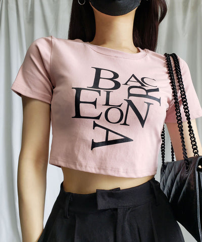【 ４color 】BACロゴレタリングショートＴシャツ