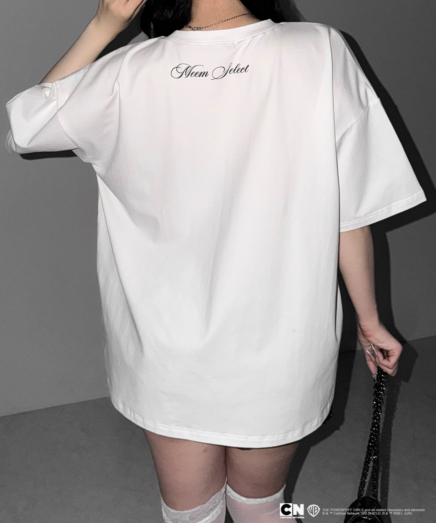 【THE POWERPUFF GIRLS】パワーパフガールズビッグプリントオーバーサイズＴシャツ / big print oversize Tee【 セットアップ着用可能 】