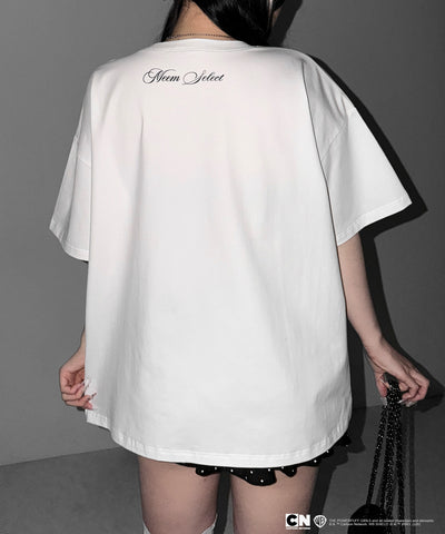 【THE POWERPUFF GIRLS】パワーパフガールズビッグプリントオーバーサイズＴシャツ / big print oversize Tee【 セットアップ着用可能 】