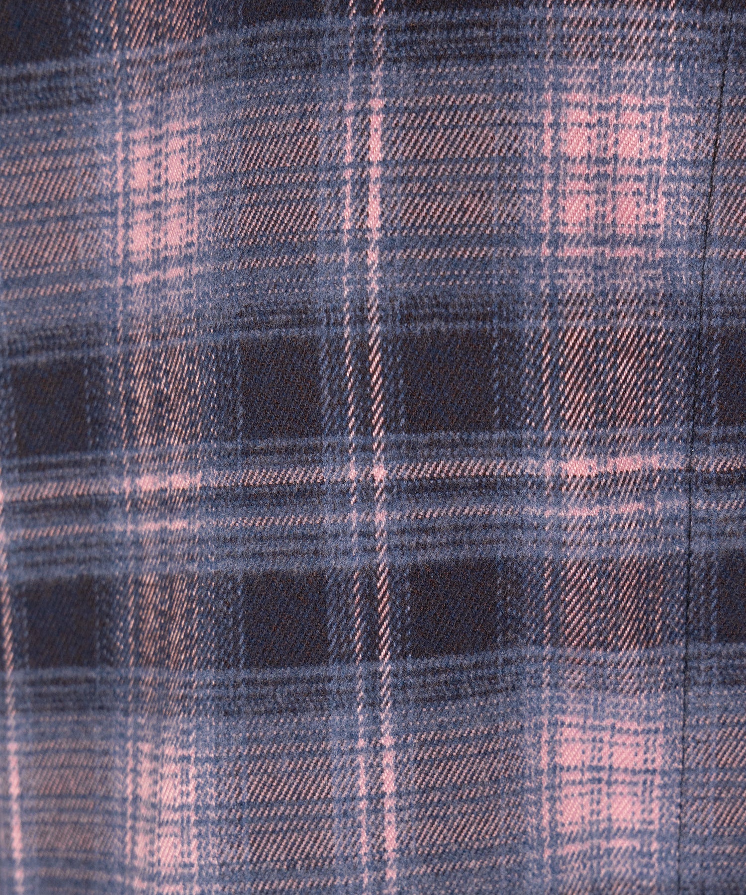 レースアップリボンスリムラインチェックネルシャツ ／ lace up ribbon slim line check flannel shirt