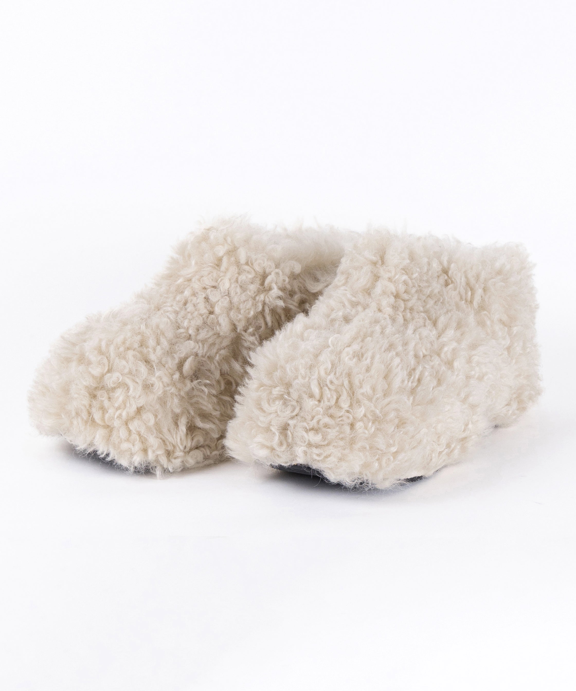 厚底テディボアサボサンダル ／ platform teddy boa sabo sandals