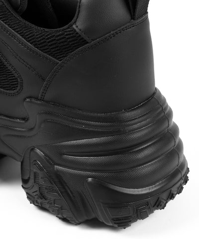 【 +10.5cm盛れ 】レースアップ厚底スニーカー ／ +10.5cm lace-up platform sneakers