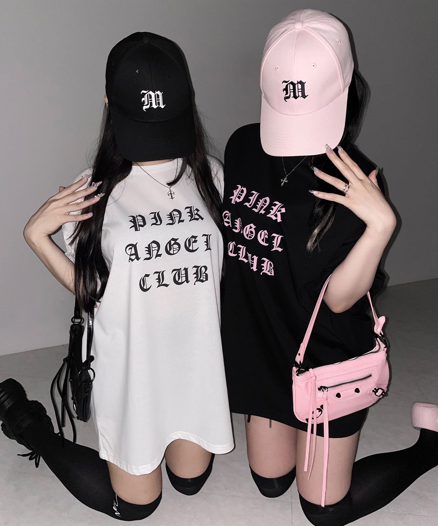 【 新色ピンク追加！ 】M LOGO embroidery CAP ／ M LOGO 刺繍キャップ