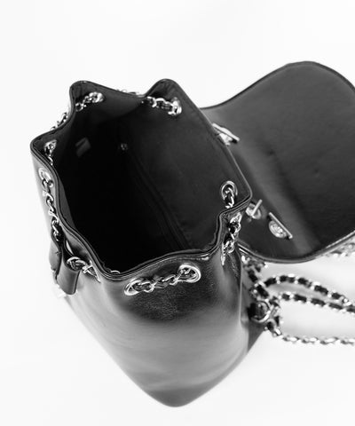 ハートキルティングチェーンミニリュック / heart quilted chain mini backpack