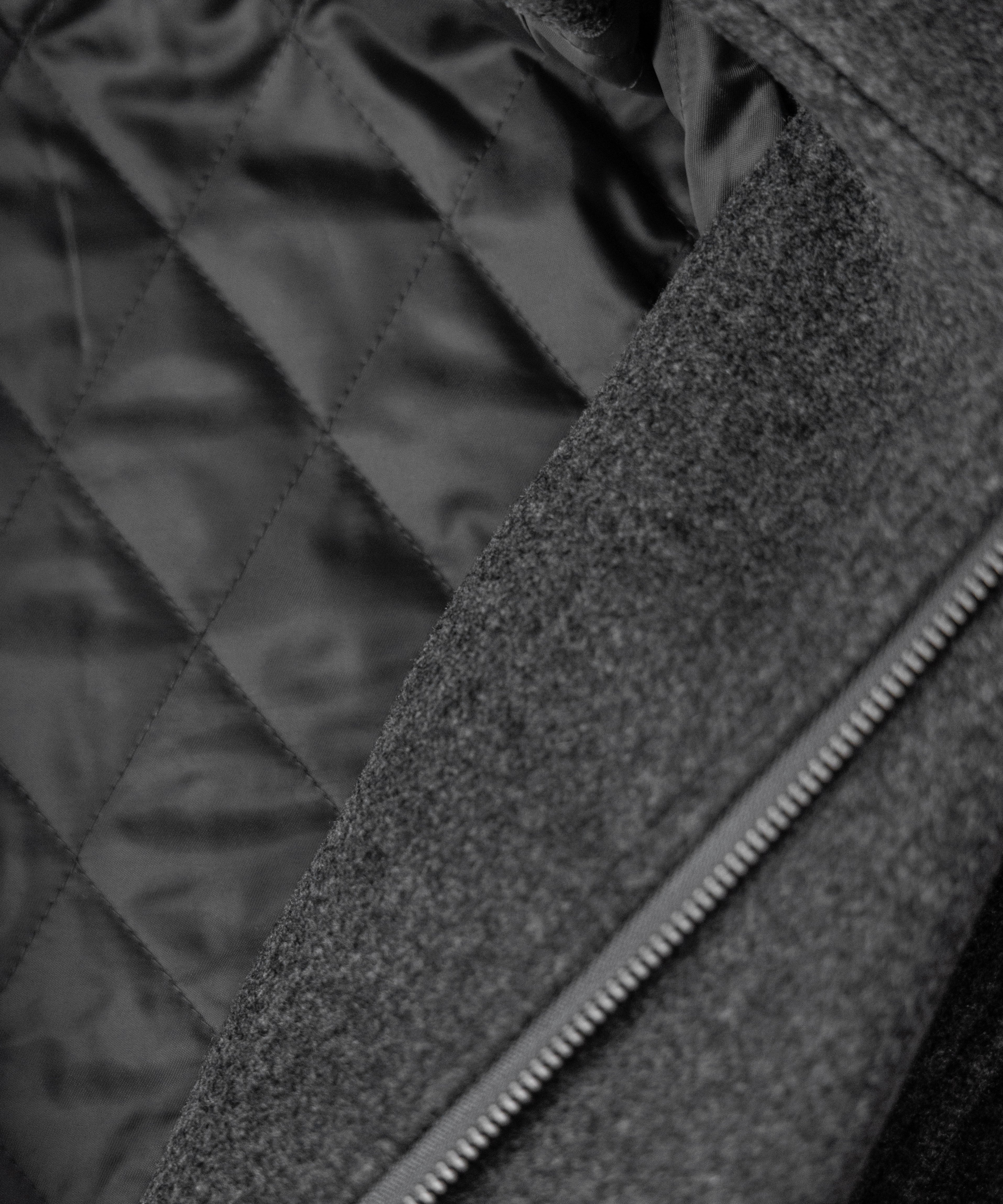 ウールライクベルテッドオーバーコート ／ wool like belted over coat