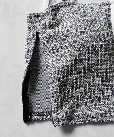 【 セットアップ】ツイードボタンショートビスチェ ＋ ミニスカート ＳＥＴ ／ 【 SETUP 】tweed button short buister ＋ mini skirt SET