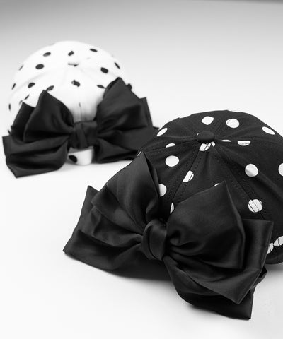 ドットバックリボンキャップ ／ DOT back ribbon CAP