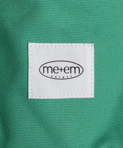 【 ７color ／大容量 】ミームセレクトオリジナルタグキャンバスカラートートバッグ ／ me+em select original tag canvas color totebag