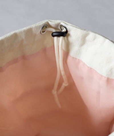 【 ２color 】ティアードフリルBIGキャンバストートバッグ ／ tiered frill big canvas tote bag