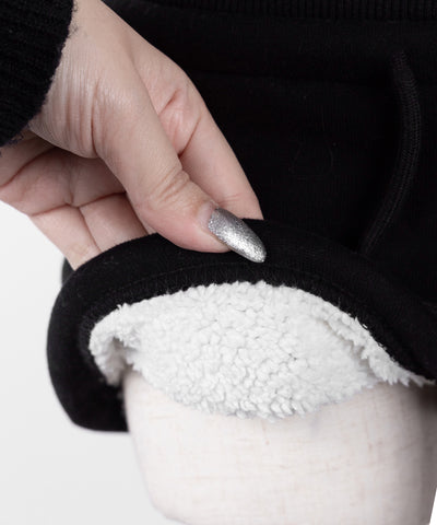 【 セットアップ 】裏起毛ファーフードオーバージップパーカー＆スウェットショートパンツ ／ Urakimo fur over zip hoodie ＆ sweat short pants SETUP