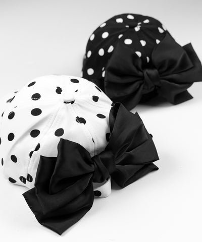 ドットバックリボンキャップ ／ DOT back ribbon CAP