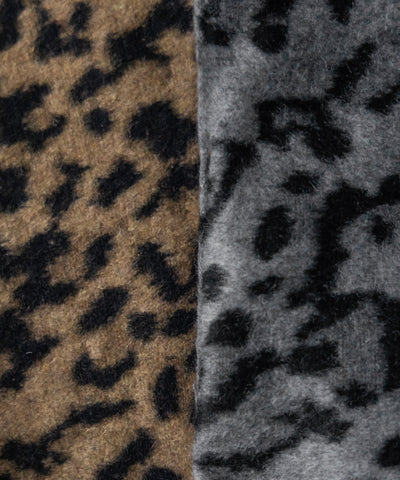 【 ２color 】レオパードワンハンドルショルダートートバッグ ／ leopard onehandle shoulder tote bag