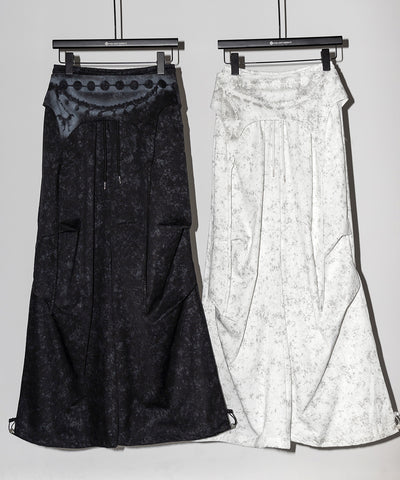 ガーターレイヤードヴィンテージタックワイドパンツ ／ garter layered vintage tack wide pants