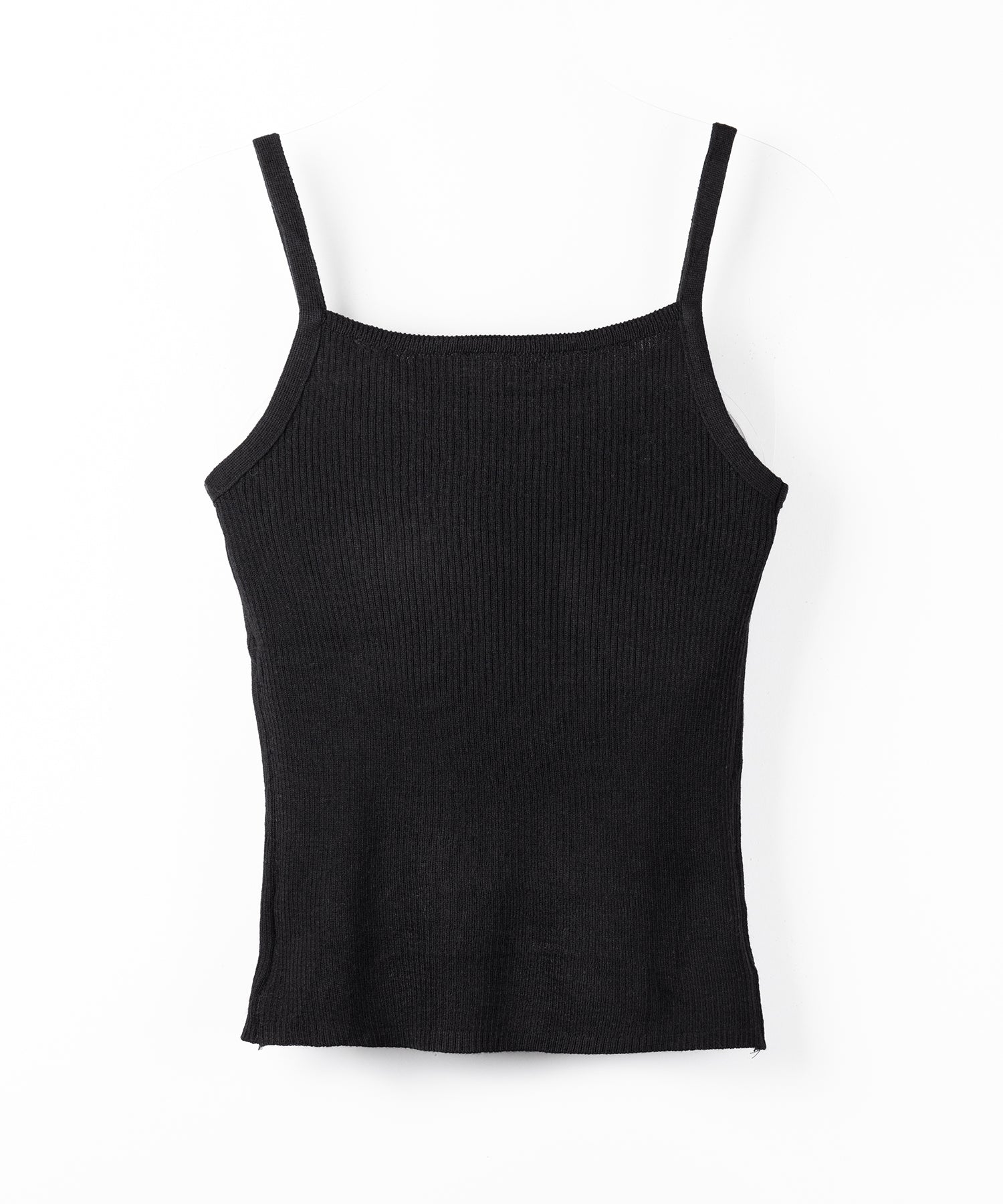 【 ２点セット 】リボンリブニットキャミソール ＋ カーディガンセット / ribbon rib knit camisole + cardigan set