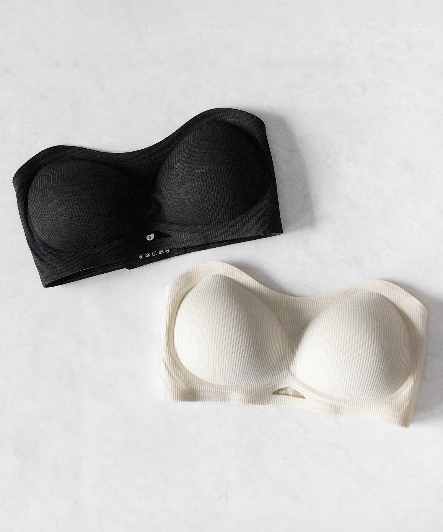 【 ＋５ｃｍ厚盛ブラパッド 】ボリュームアップバンドゥブラトップ ／ +5cm volume up bandeau bra top
