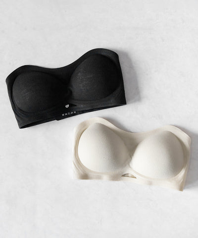 【 ＋５ｃｍ厚盛ブラパッド 】ボリュームアップバンドゥブラトップ ／ +5cm volume up bandeau bra top