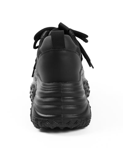 【 +10.5cm盛れ 】レースアップ厚底スニーカー ／ +10.5cm lace-up platform sneakers