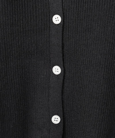 【 ２点セット 】リボンリブニットキャミソール ＋ カーディガンセット / ribbon rib knit camisole + cardigan set