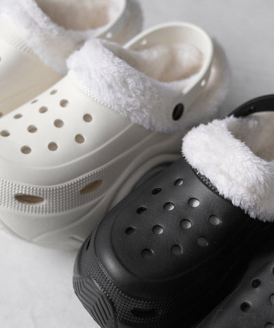 厚底スニーカーソールボアクロッグサンダル ／ platform sneaker sole boa clog sandals