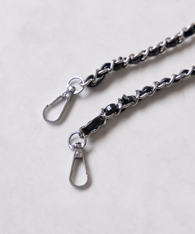【 ２WAY 】フェイクレザースタッズポケット巾着ショルダーバッグ ／ ( 2WAY ) fake leather studs pocket drawstring shoulder bag