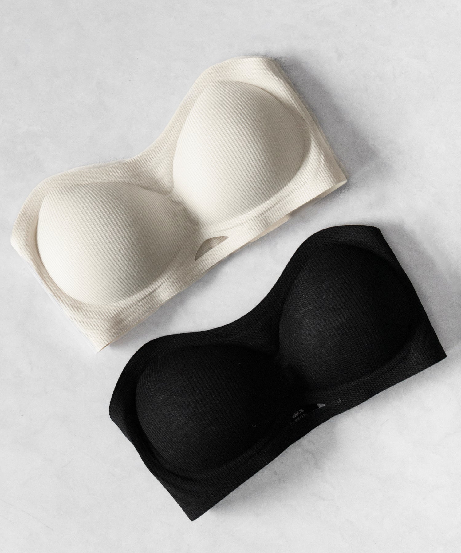 【 ＋５ｃｍ厚盛ブラパッド 】ボリュームアップバンドゥブラトップ ／ +5cm volume up bandeau bra top