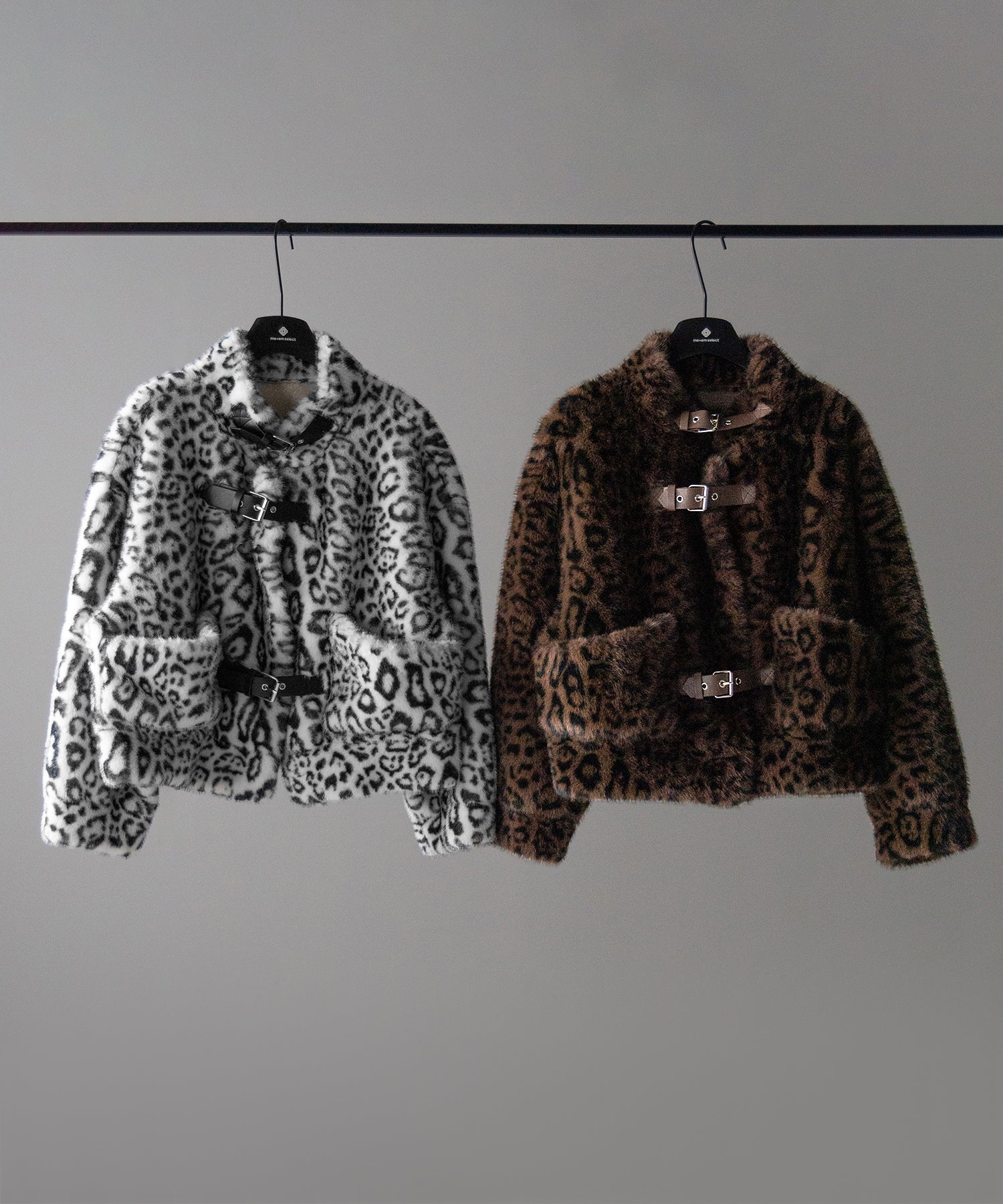 【 ２color 】B-3 レオパードボリュームファーコート ／ B-3 leopard volume fur coat