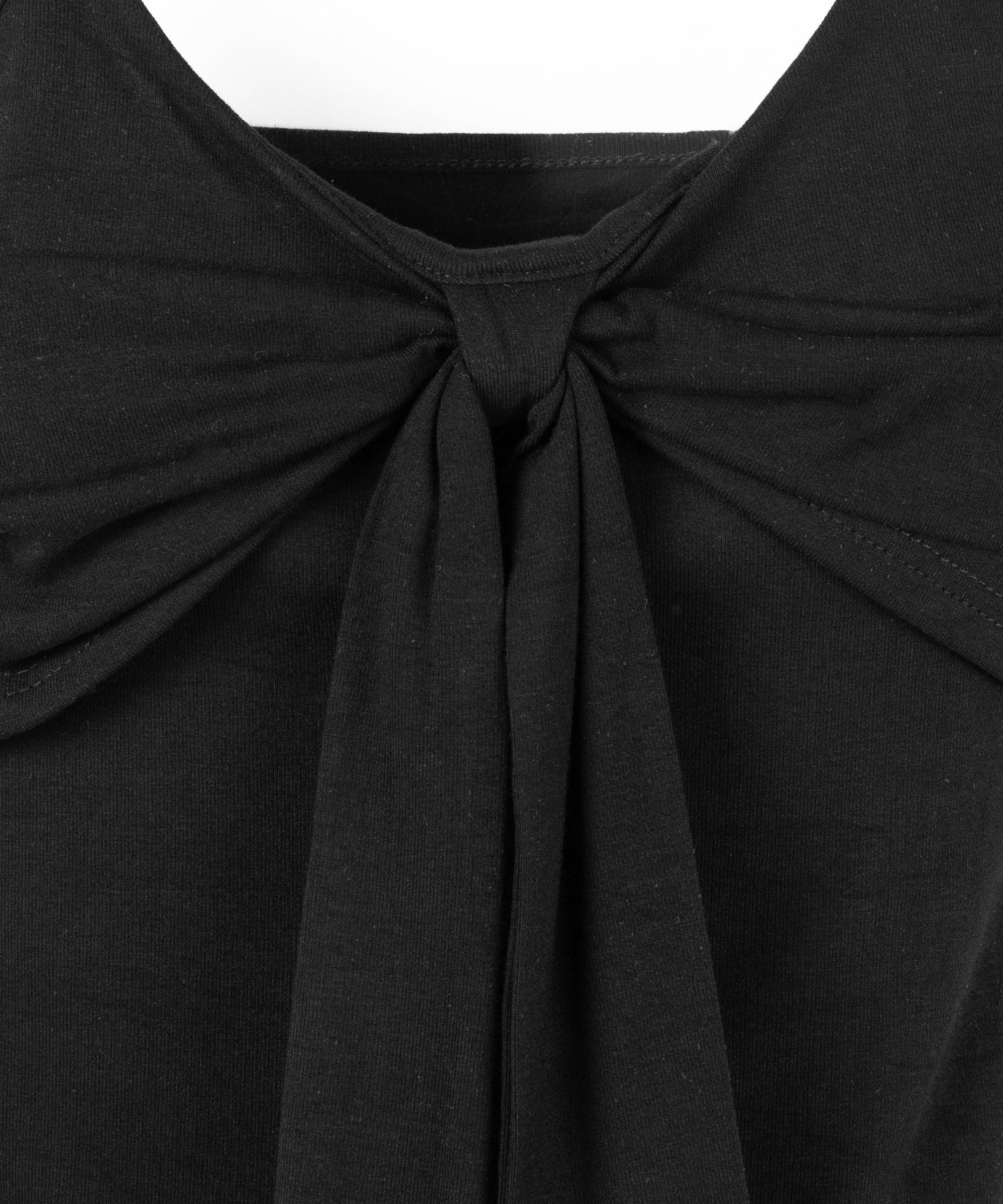 【 ２点セット 】リボンカットソーキャミソール ＋ カーディガンセット ／ribbon cutsew camisole + cardigan SET