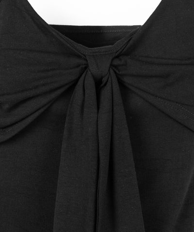 【 ２点セット 】リボンカットソーキャミソール ＋ カーディガンセット ／ribbon cutsew camisole + cardigan SET