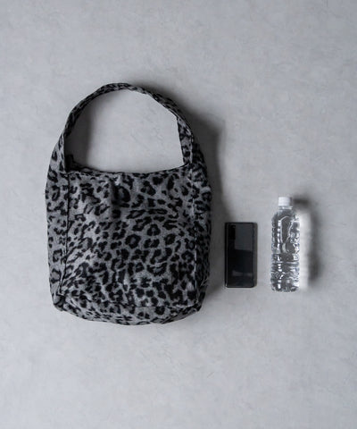 【 ２color 】レオパードワンハンドルショルダートートバッグ ／ leopard onehandle shoulder tote bag