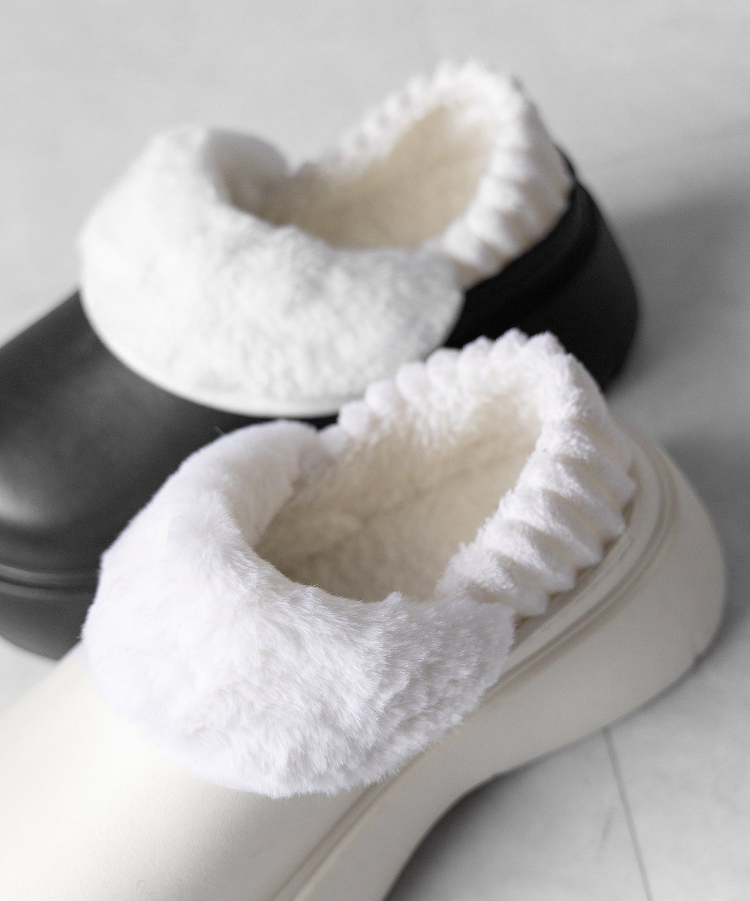 厚底EVAボアサボスリッポン ／ platform EVA boa sabo slipons