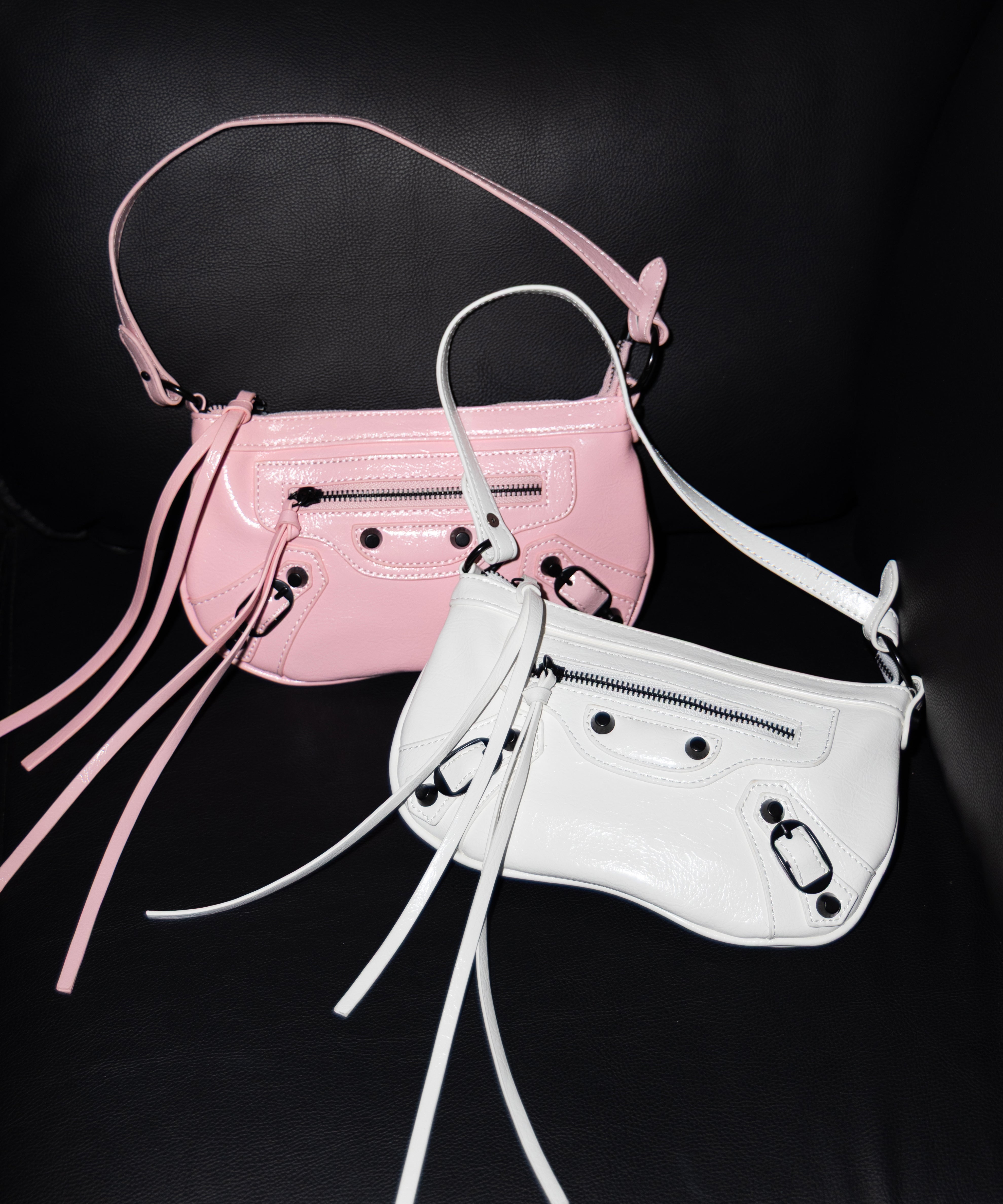 【 ショルダーストラップ付き２WAY 】ヴィンテージライクグランジミニハンドバッグ／ vintage like grunge mini hand bag
