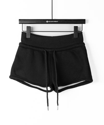 【 セットアップ 】裏起毛ファーフードオーバージップパーカー＆スウェットショートパンツ ／ Urakimo fur over zip hoodie ＆ sweat short pants SETUP