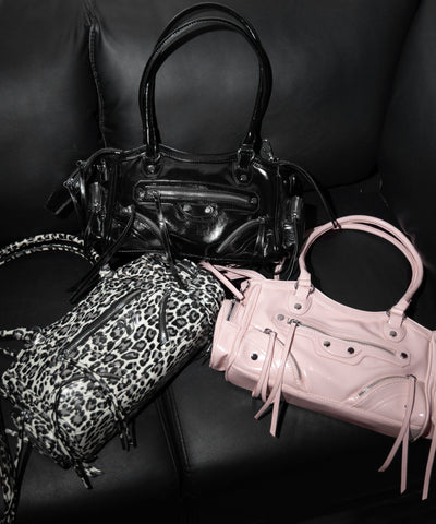 【 ショルダーストラップ付き２WAY 】ヴィンテージアウトポケットグランジボストンショルダーバッグ／ vintage out pocket grunge boston shoulder bag