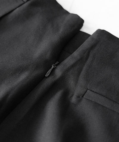 【 セットアップ 】オーバーサイズテーラードジャケット ＆ ハイウエストミニスカパン SET ／ oversize tailored jacket & high waist mini skirt pants SET