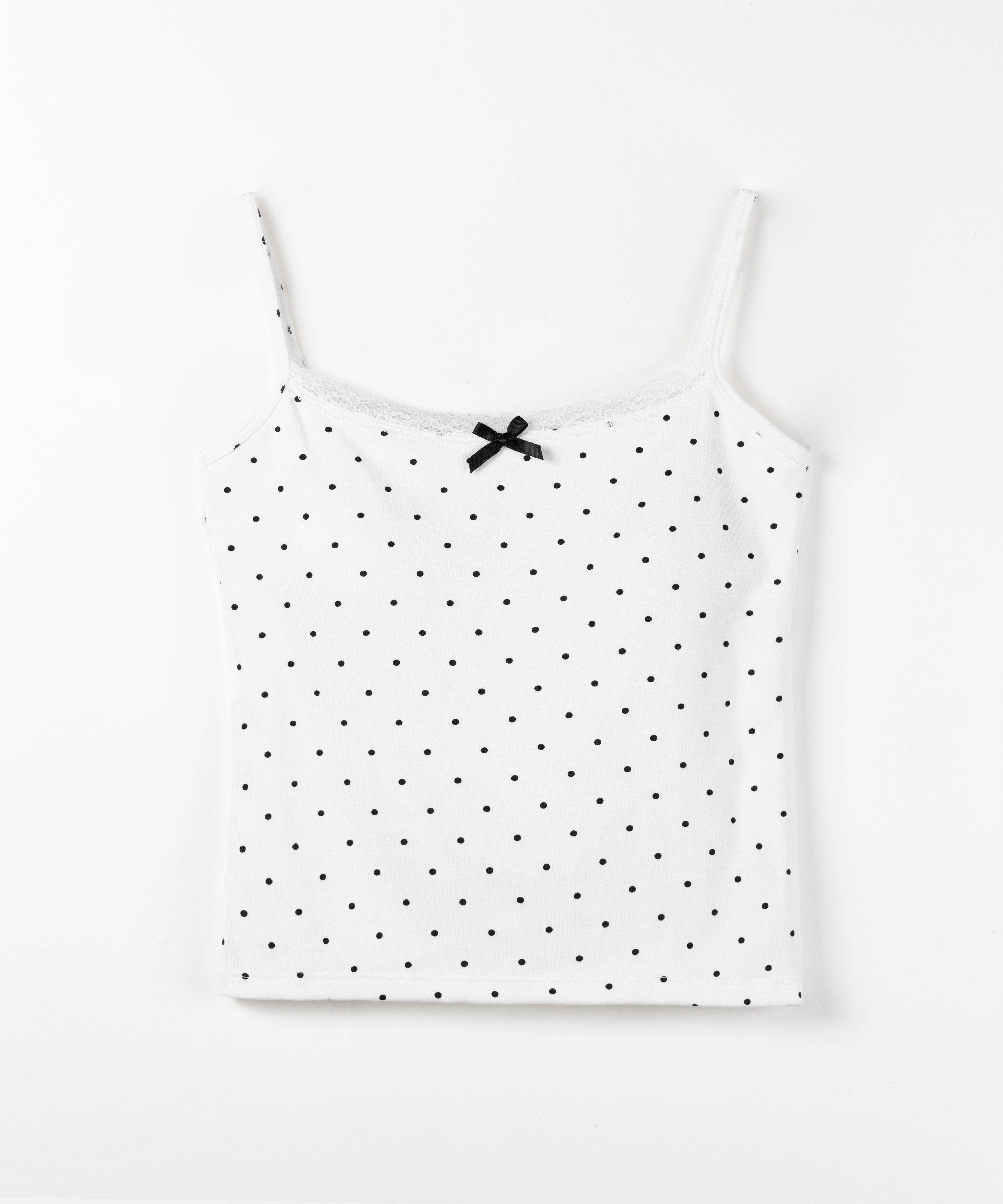 ミニリボンドットレースキャミソール ／ mini ribbon dot lace camisole
